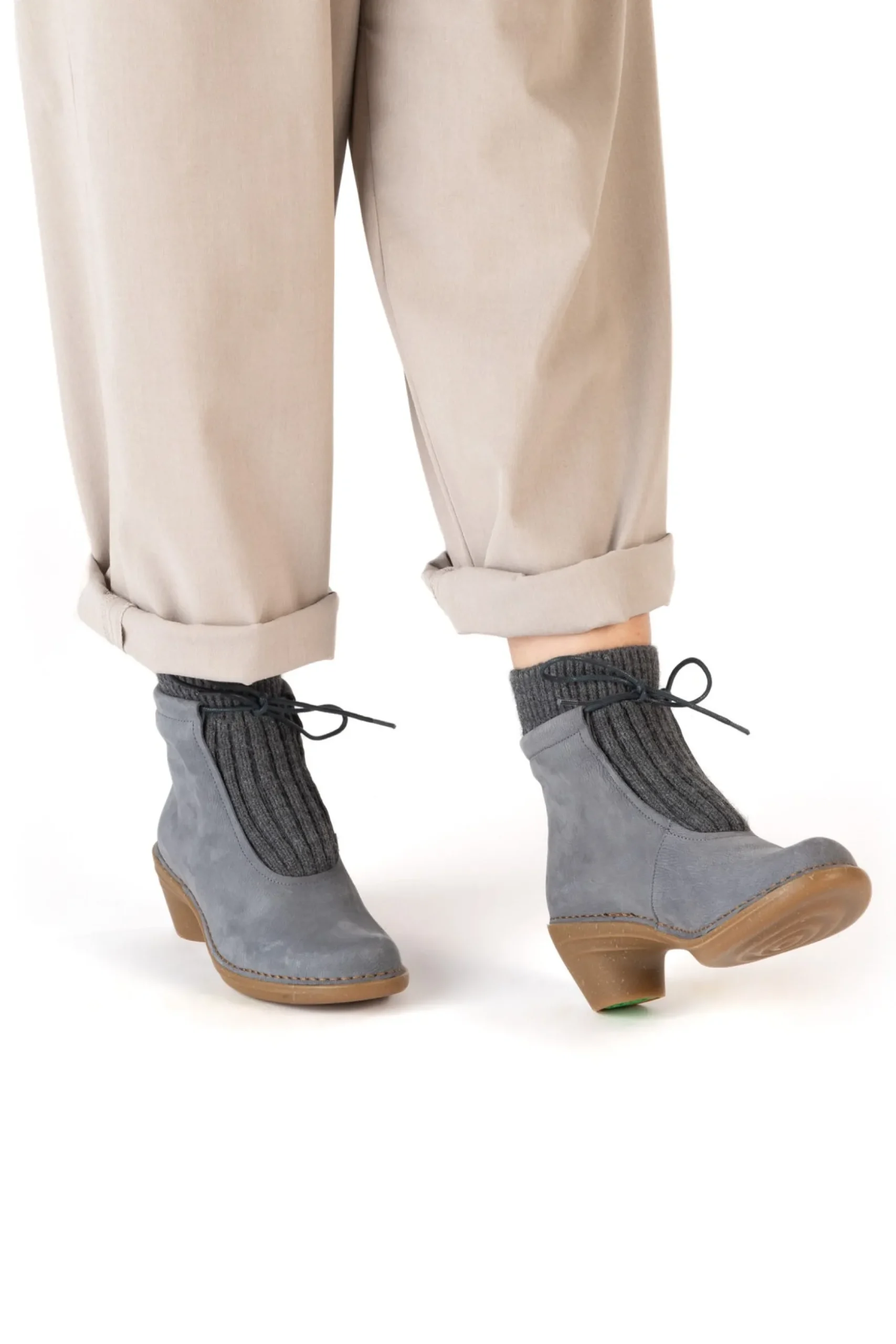 Women El Naturalista Ankle Boots|5339 AQUA