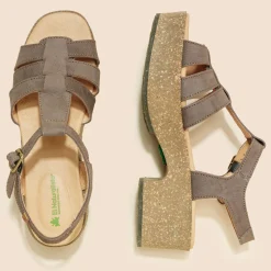 Women El Naturalista Sandals|Sandals With Heel|5890 ARBEQUINA