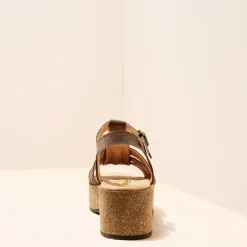 Women El Naturalista Sandals|Sandals With Heel|5890 ARBEQUINA