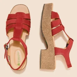 Women El Naturalista Sandals|Sandals With Heel|5890 ARBEQUINA