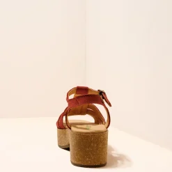 Women El Naturalista Sandals|Sandals With Heel|5890 ARBEQUINA