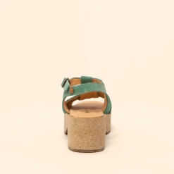 Women El Naturalista Sandals|Sandals With Heel|5890 ARBEQUINA