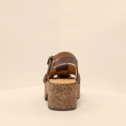 Women El Naturalista Sandals|Sandals With Heel|5891 ARBEQUINA