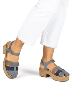 Women El Naturalista Sandals|Sandals With Heel|5891 ARBEQUINA