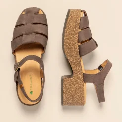 Women El Naturalista Sandals|Sandals With Heel|5891 ARBEQUINA