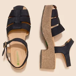 Women El Naturalista Sandals|Sandals With Heel|5891 ARBEQUINA