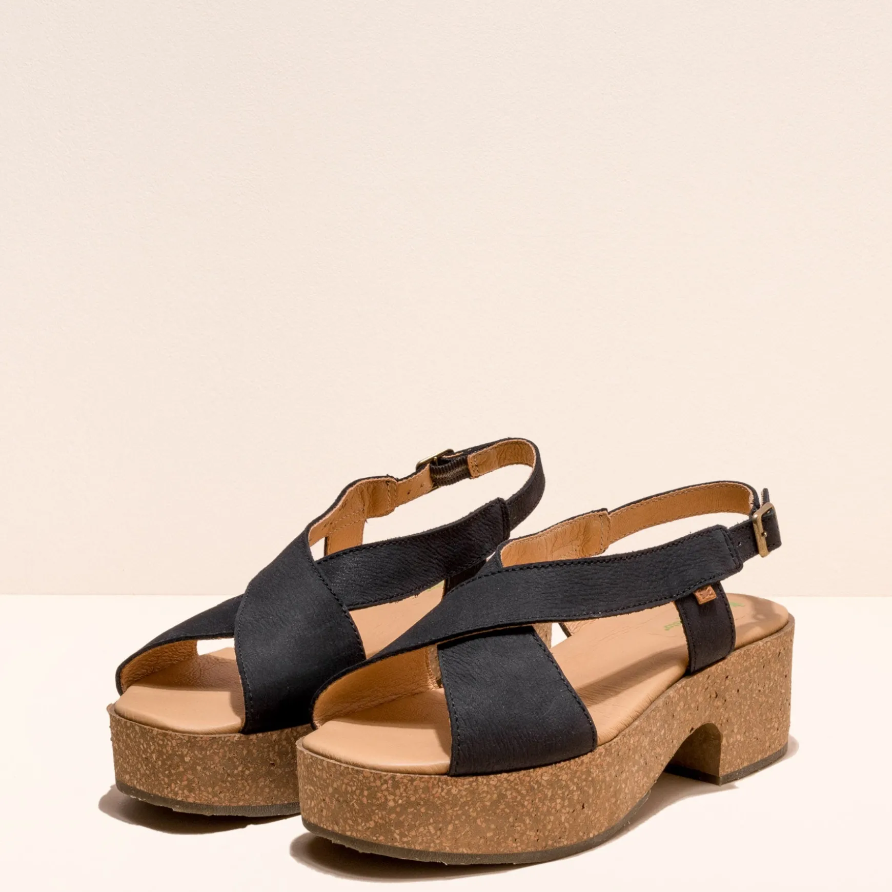 Women El Naturalista Sandals|Sandals With Heel|5893 ARBEQUINA