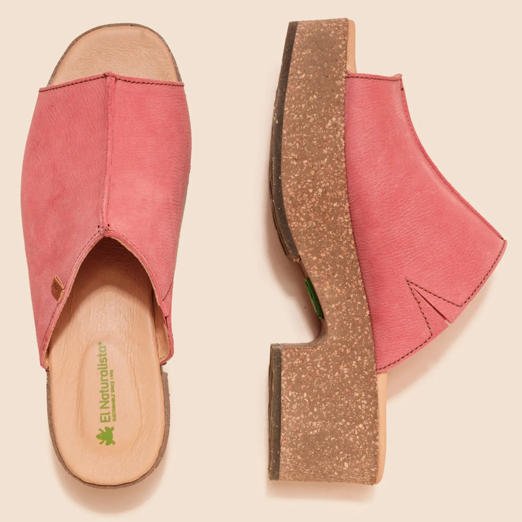 Women El Naturalista Sandals|Sandals With Heel|5892 ARBEQUINA
