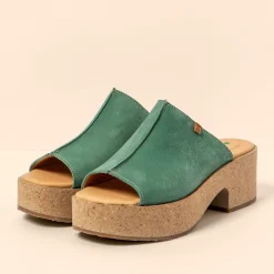 Women El Naturalista Sandals|Sandals With Heel|5892 ARBEQUINA