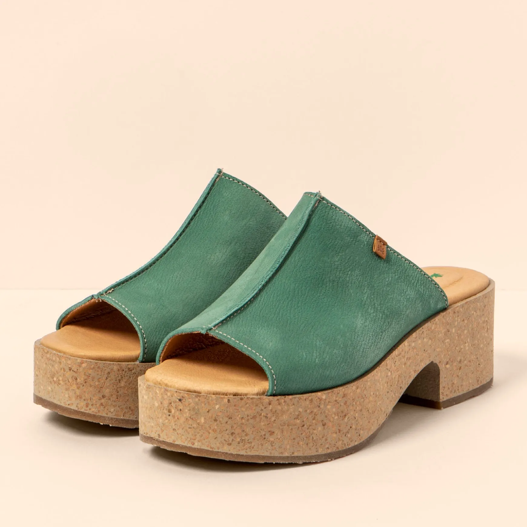 Women El Naturalista Sandals|Sandals With Heel|5892 ARBEQUINA