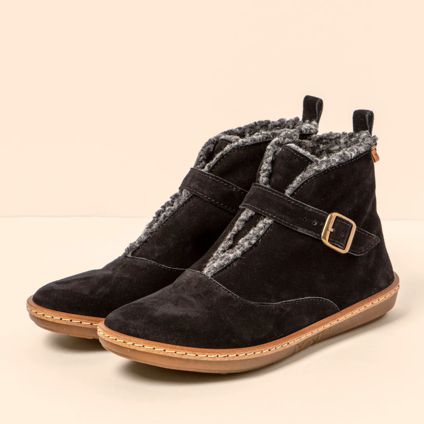 Women El Naturalista Ankle Boots|5349 CORAL