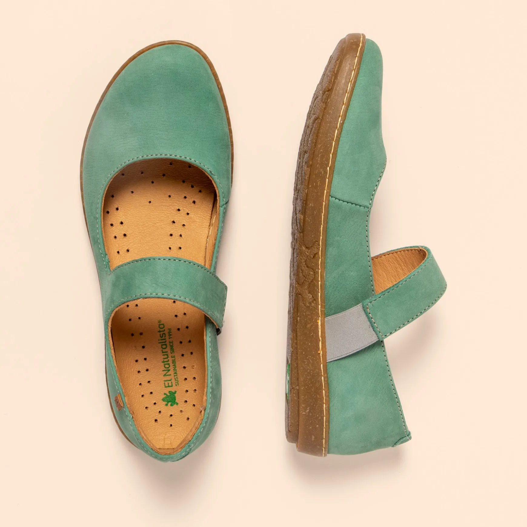 Women El Naturalista Ballerinas|5301 CORAL