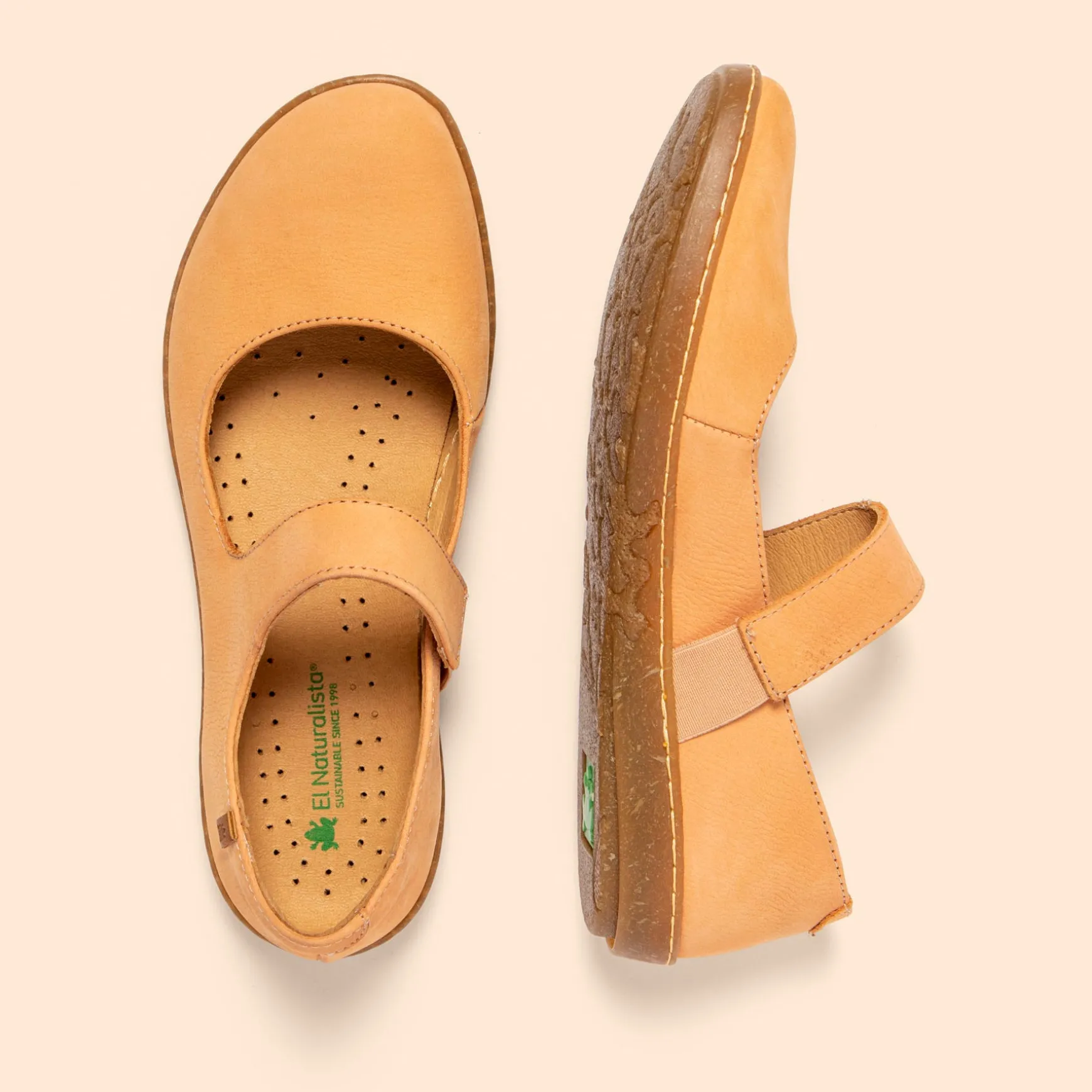 Women El Naturalista Ballerinas|5301 CORAL
