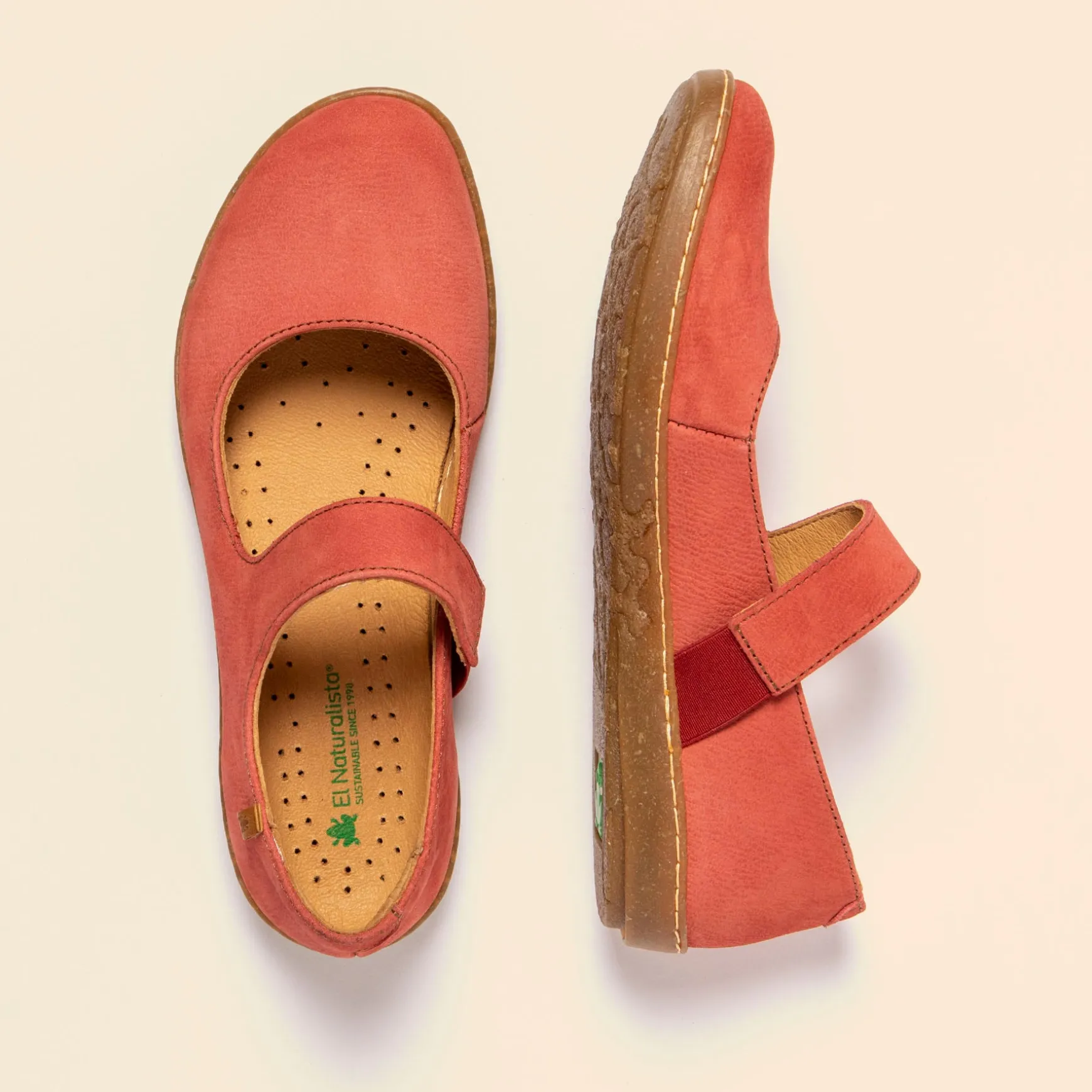 Women El Naturalista Ballerinas|5301 CORAL