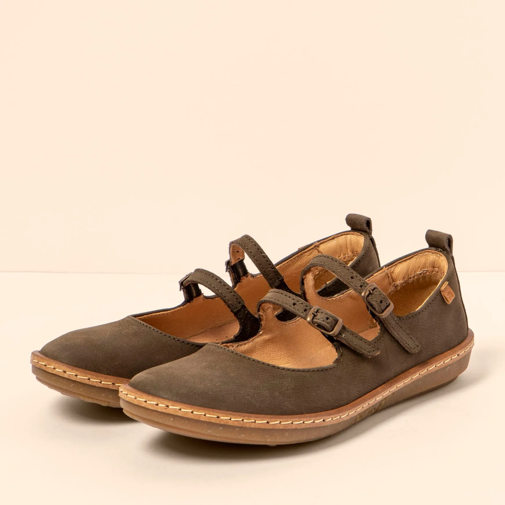 Women El Naturalista Ballerinas|5348 CORAL