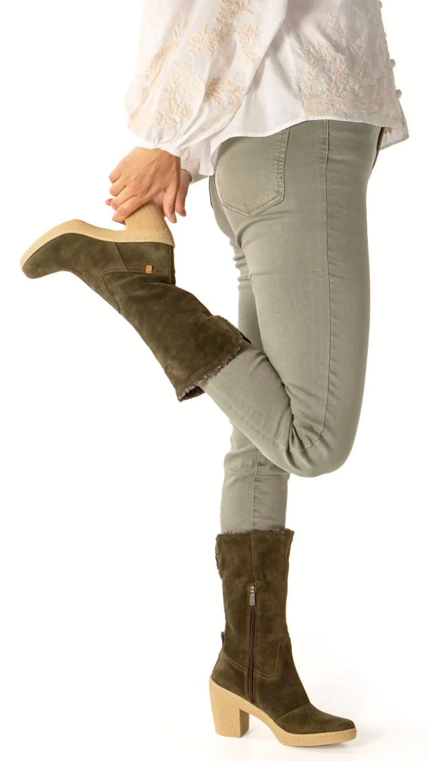 Women El Naturalista Boots|Boots With Heel|5515 HAYA