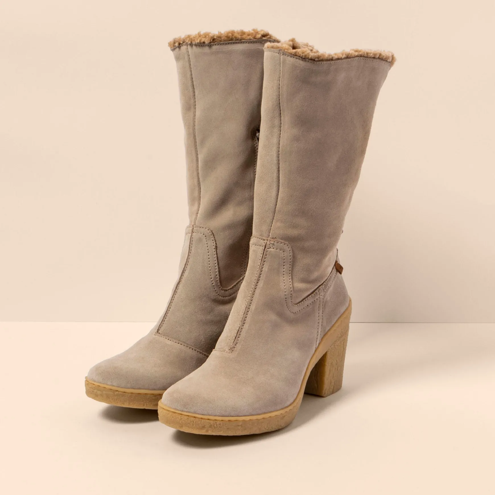Women El Naturalista Boots|Boots With Heel|5515 HAYA