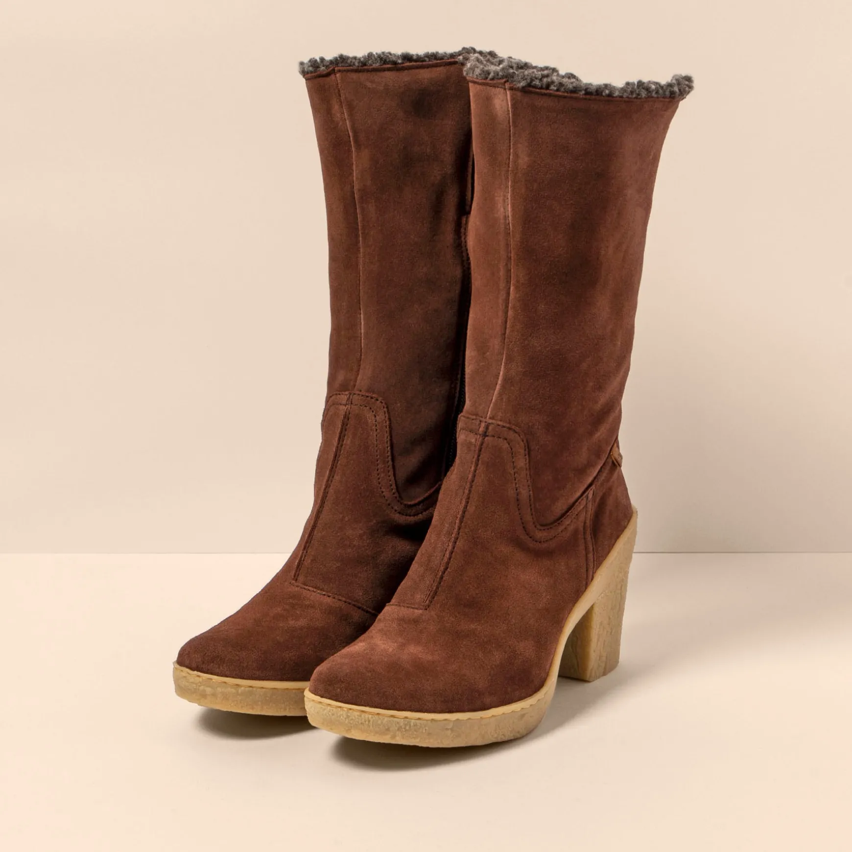 Women El Naturalista Boots|Boots With Heel|5515 HAYA