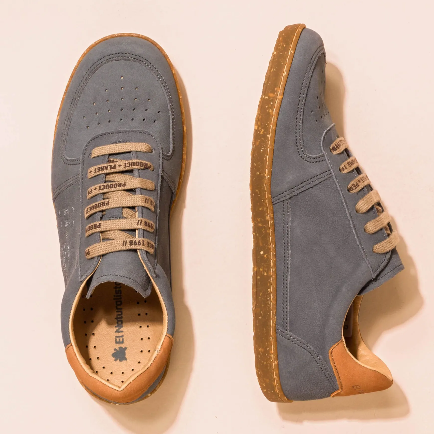 El Naturalista Sneaker|N354 NOBUCK-W BLUE FOG / ESTRATOS
