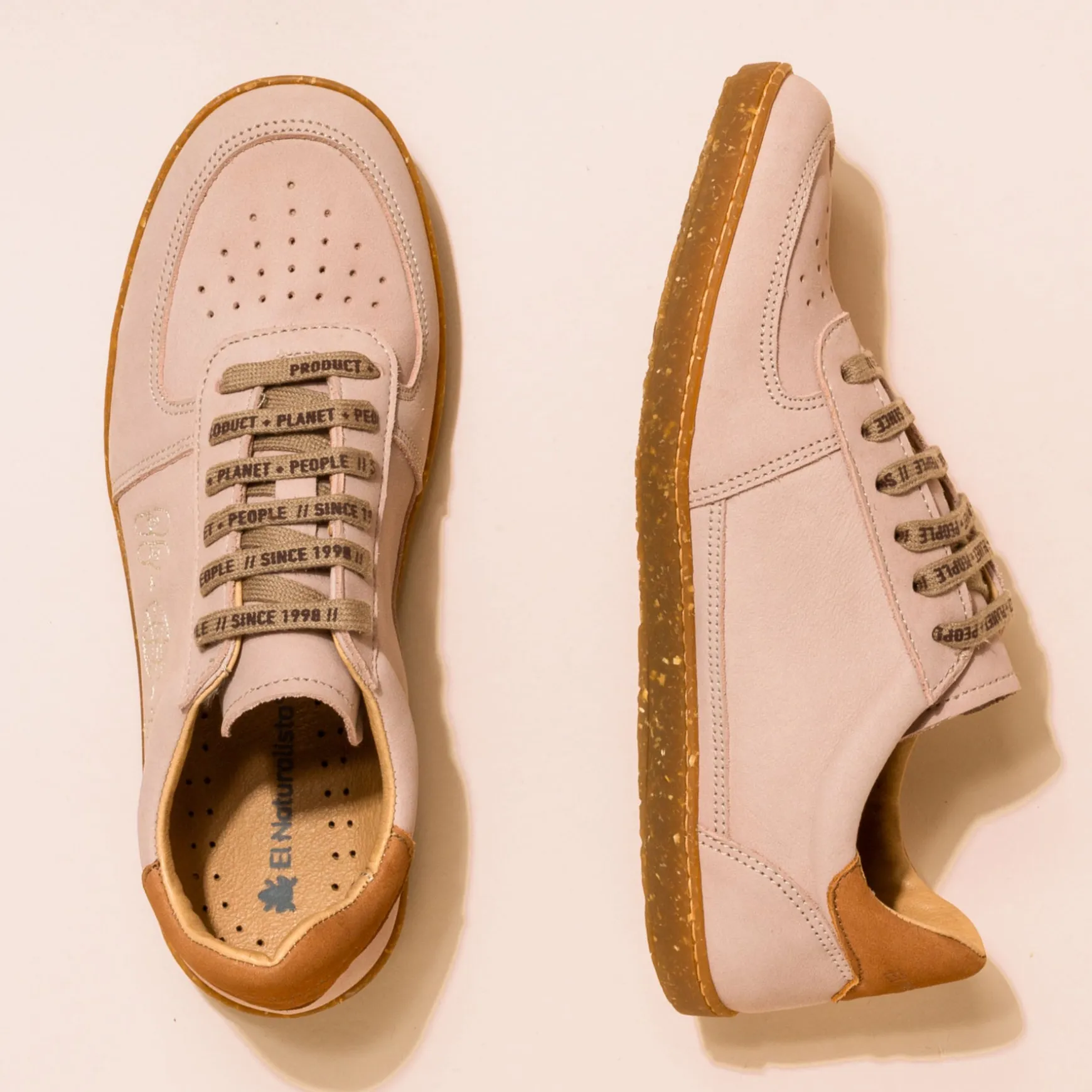 El Naturalista Sneaker|N354 NOBUCK-W PALE / ESTRATOS