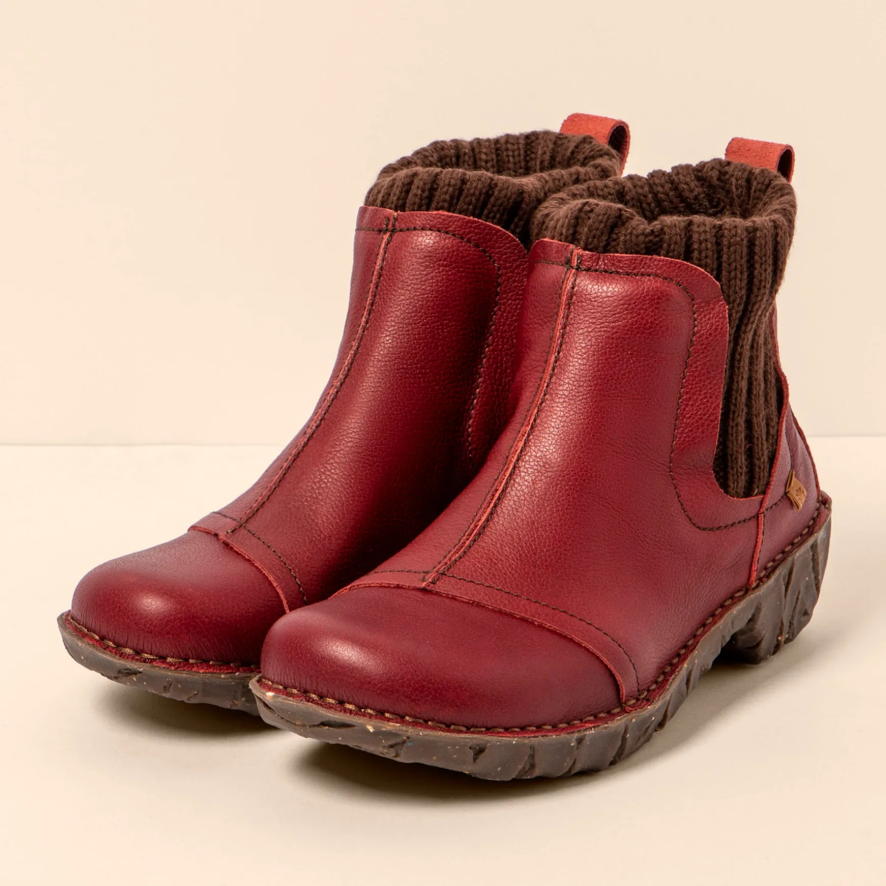 Women El Naturalista Ankle Boots|NE23 YGGDRASIL