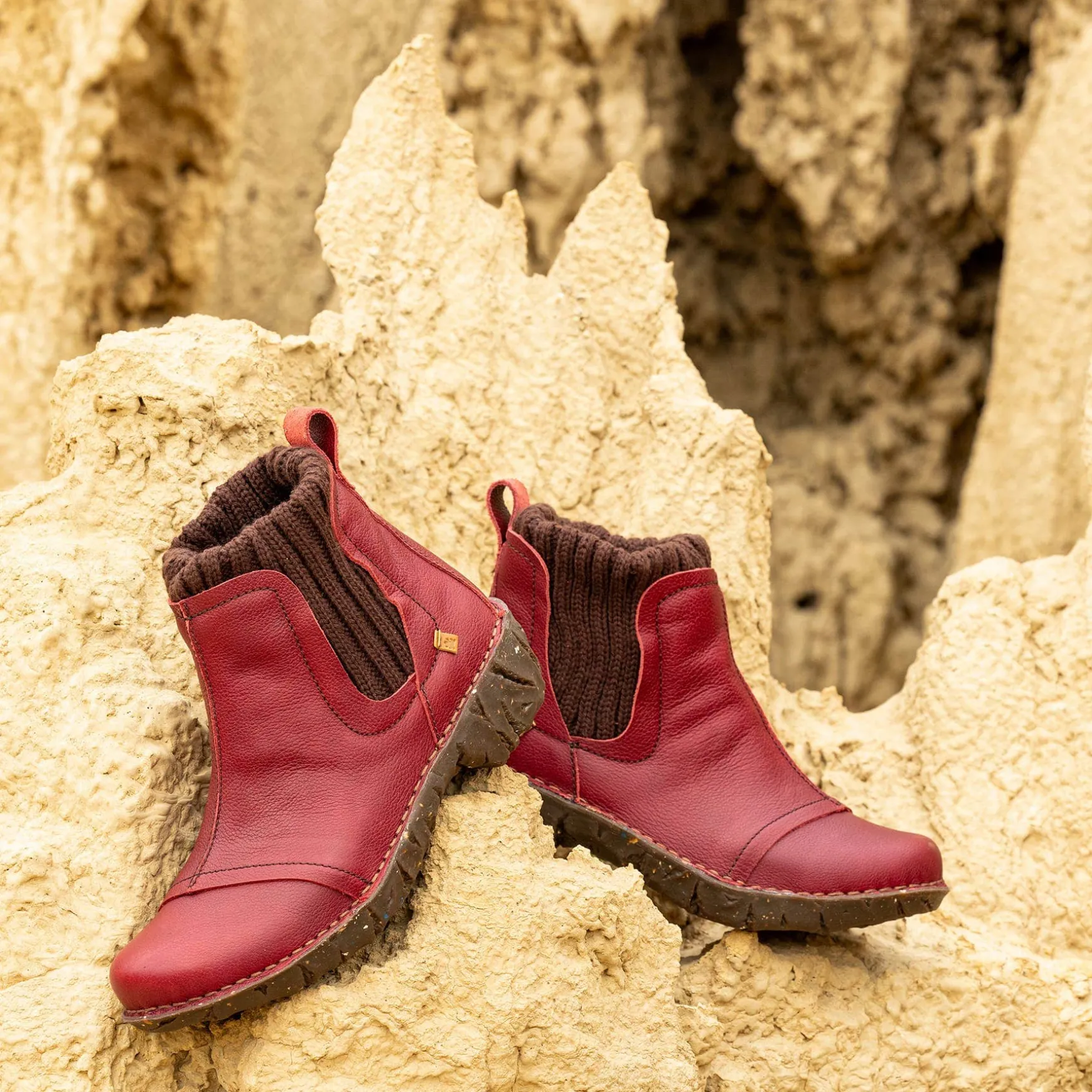 Women El Naturalista Ankle Boots|NE23 YGGDRASIL