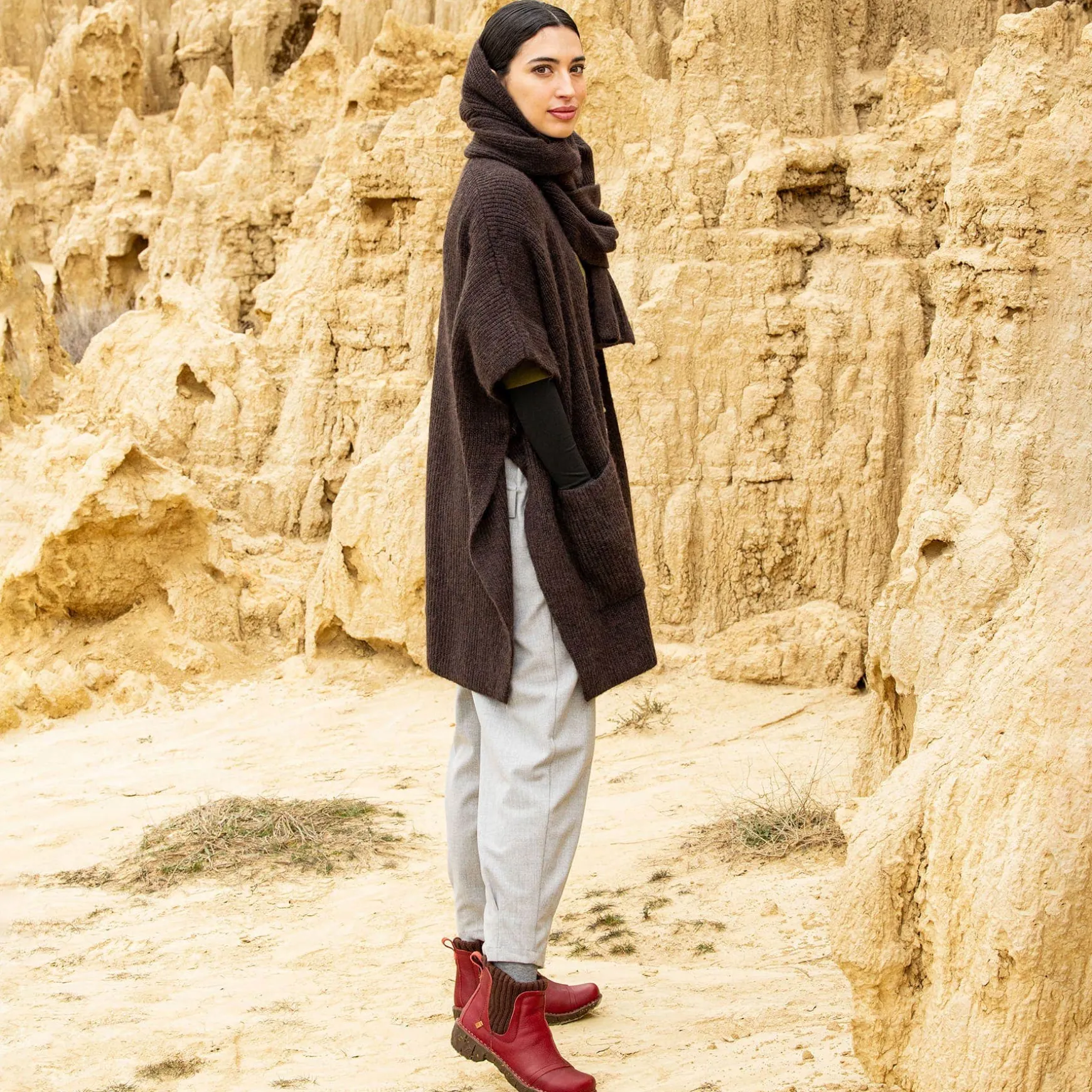Women El Naturalista Ankle Boots|NE23 YGGDRASIL